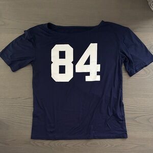 Navy Graphic Tee with White '84'